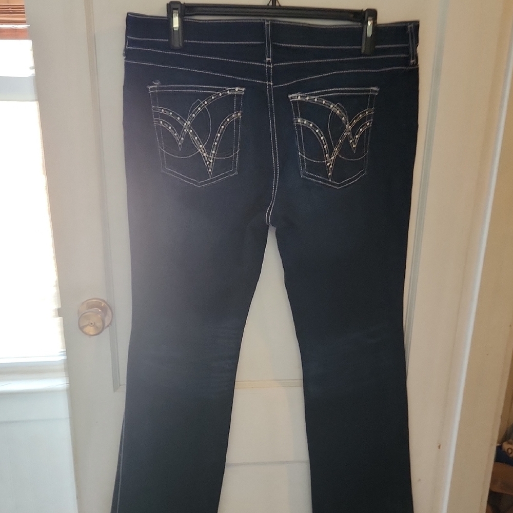 Wrangler Blue Boot Cut Jeans Classic Style